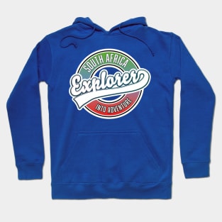 South Africa explorer into adventure retro logo Hoodie